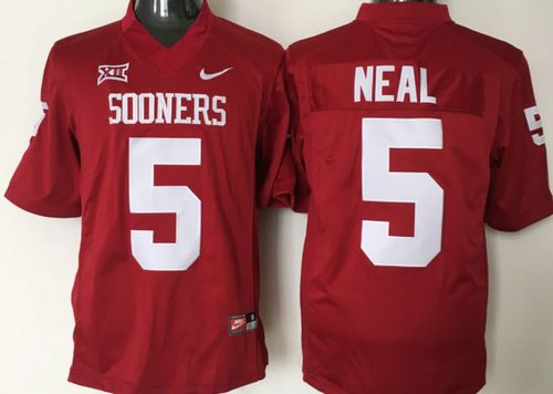 Sooners #5 Durron Neal Red XII Stitched NCAA Jersey Sooners #5 Durron Neal Red XII Stitched NCAA Jersey