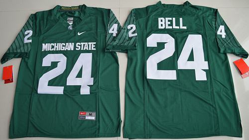 Spartans #24 Le'Veon Bell Green Limited Stitched NCAA Jersey Spartans #24 Le'Veon Bell Green Limited Stitched NCAA Jersey