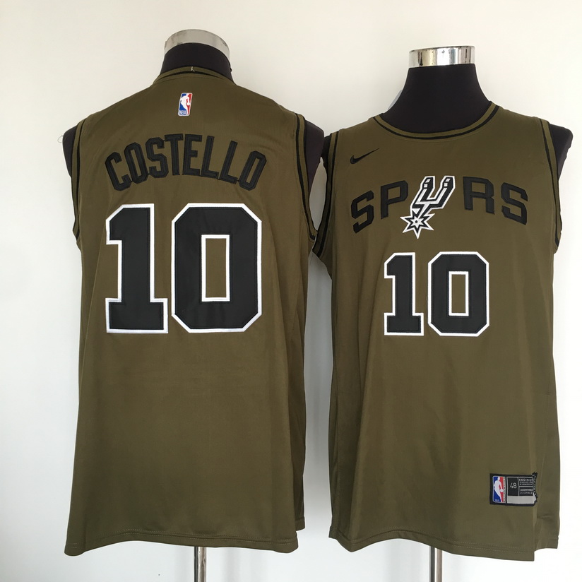 Spurs #10 Matt Costello Olive Nike Swingman Jersey Spurs #10 Matt Costello Olive Nike Swingman Jersey