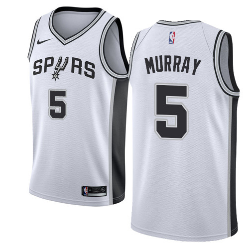 Spurs #5 Dejounte Murray White Women's Basketball Swingman Association Edition Jersey Spurs #5 Dejounte Murray White Women's Basketball Swingman Association Edition Jersey