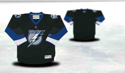 Tampa Bay Lightning Youth Customized Black Jersey