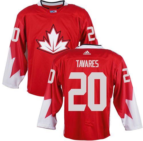 Team Canada #20 John Tavares Red 2016 World Cup Stitched Youth NHL Jersey