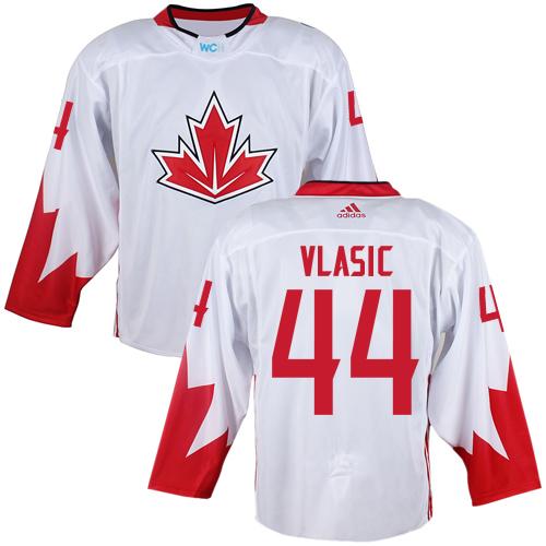 Team Canada #44 Marc-Edouard Vlasic White 2016 World Cup Stitched Youth NHL Jersey