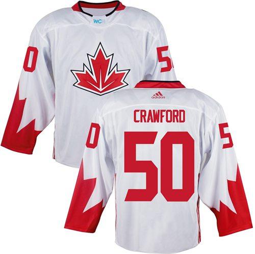 Team Canada #50 Corey Crawford White 2016 World Cup Stitched Youth NHL Jersey Team Canada #50 Corey Crawford White 2016 World Cup Stitched Youth NHL Jersey