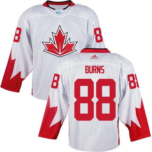 Team Canada #88 Brent Burns White 2016 World Cup Stitched Youth NHL Jersey