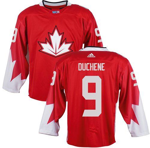 Team Canada #9 Matt Duchene Red 2016 World Cup Stitched Youth NHL Jersey