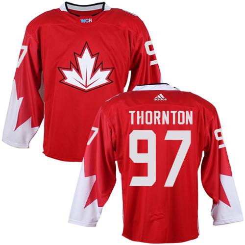 Team Canada #97 Joe Thornton Red 2016 World Cup Stitched Youth NHL Jersey