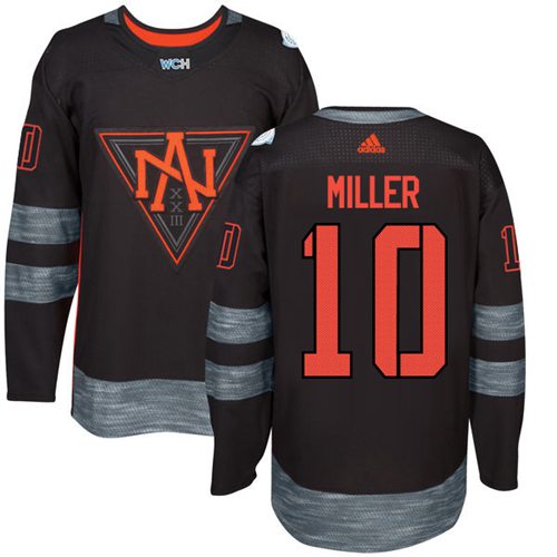 Team North America #10 J. T. Miller Black 2016 World Cup Stitched NHL Jersey Team North America #10 J. T. Miller Black 2016 World Cup Stitched NHL Jersey