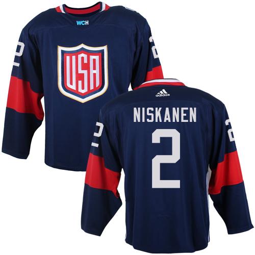 Team USA #2 Matt Niskanen Navy Blue 2016 World Cup Stitched NHL Jersey Team USA #2 Matt Niskanen Navy Blue 2016 World Cup Stitched NHL Jersey