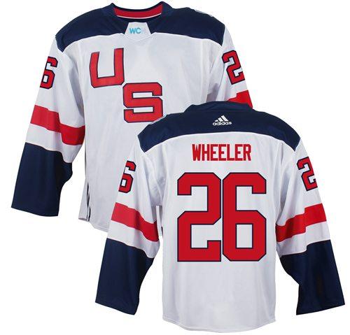 Team USA #26 Blake Wheeler White 2016 World Cup Stitched NHL Jersey Team USA #26 Blake Wheeler White 2016 World Cup Stitched NHL Jersey