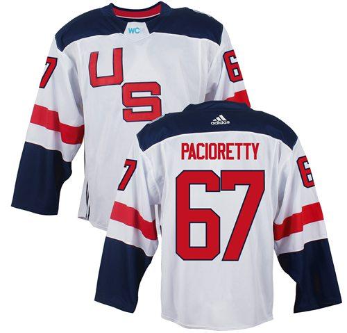 Team USA #67 Max Pacioretty White 2016 World Cup Stitched Youth NHL Jersey