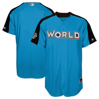 Team World Majestic 2017 MLB All-Star Futures Game Authentic On-Field Jersey - Blue