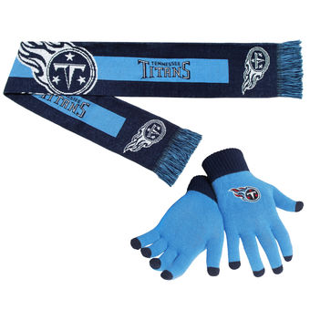 Google jerseys Tennessee Titans Gloves & Scarf Set
