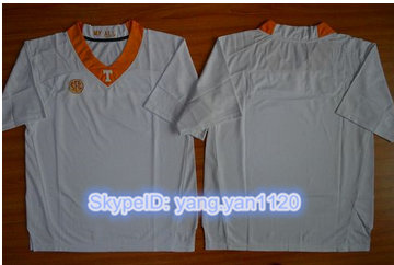 Tennessee Vols Blank White Stitched NCAA Jersey