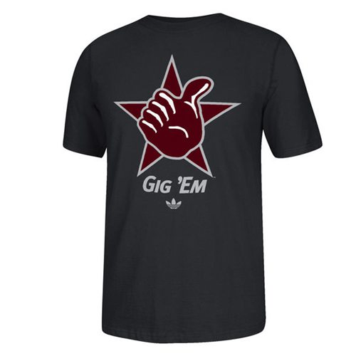 Texas A&M Aggies Tri-blend Victors Club T-Shirt Black