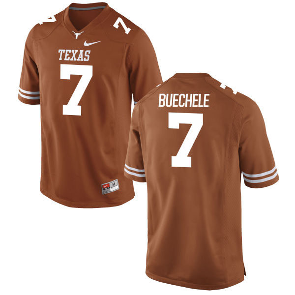 Texas Longhorns 7 Shane Buechele Orange Nike College Jersey
