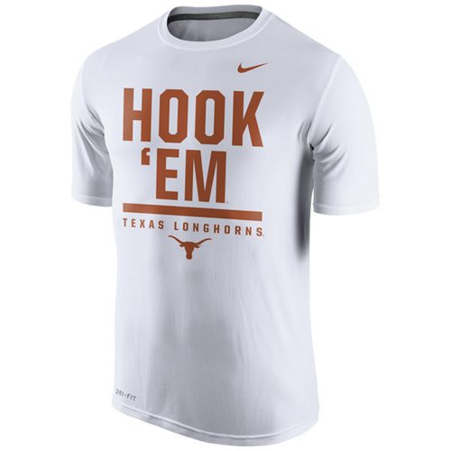 Texas Longhorns Nike Local Verbiage Dri-FIT Legend T-Shirt White