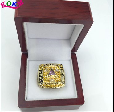 The NBA Los Angeles lakers  in 2002 championship ring