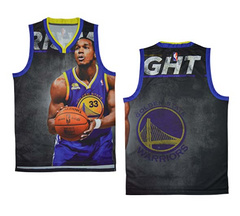 The NBA moments version of the golden state warriors, 33 jersey blank vest