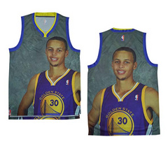 The NBA smile moments version of the golden state warriors in the garage blank jersey vests