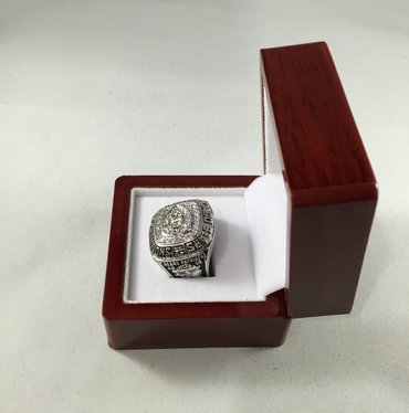 The NFL championship ring, suit the Chicago cubs