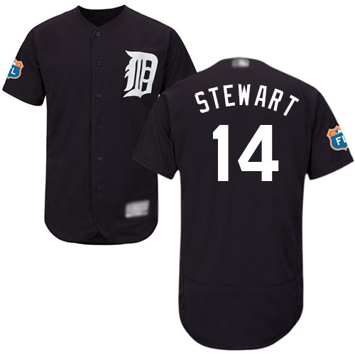 Tigers #14 Christin Stewart Navy Blue Flexbase Authentic Collection Stitched Baseball Jersey Tigers #14 Christin Stewart Navy Blue Flexbase Authentic Collection Stitched Baseball Jersey