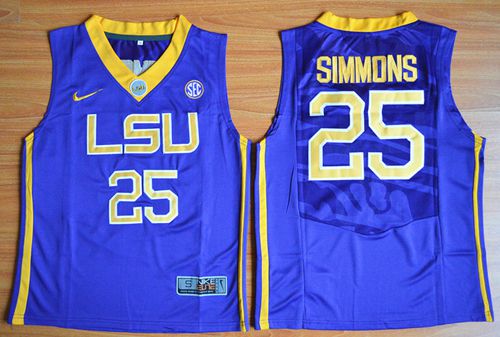 Tigers #25 Ben Simmons Purple Basketball Stitched Youth NCAA Jersey Tigers #25 Ben Simmons Purple Basketball Stitched Youth NCAA Jersey