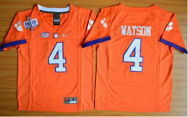 Tigers #4 Deshaun Watson Orange 2016 National Championship Stitched Youth NCAA Jersey Tigers #4 Deshaun Watson Orange 2016 National Championship Stitched Youth NCAA Jersey