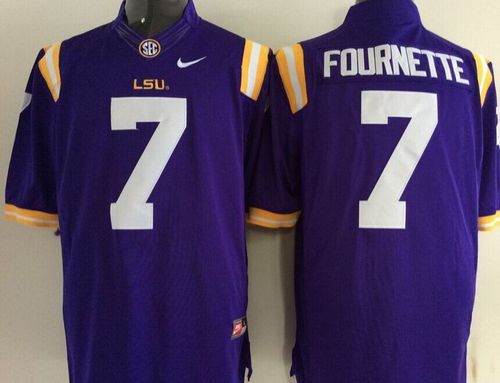 Tigers #7 Leonard Fournette Purple Limited Stitched Youth NCAA Jersey Tigers #7 Leonard Fournette Purple Limited Stitched Youth NCAA Jersey