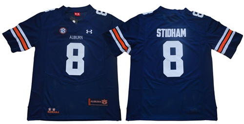 Tigers #8 Jarrett Stidham Blue Limited Stitched NCAA Jersey Tigers #8 Jarrett Stidham Blue Limited Stitched NCAA Jersey