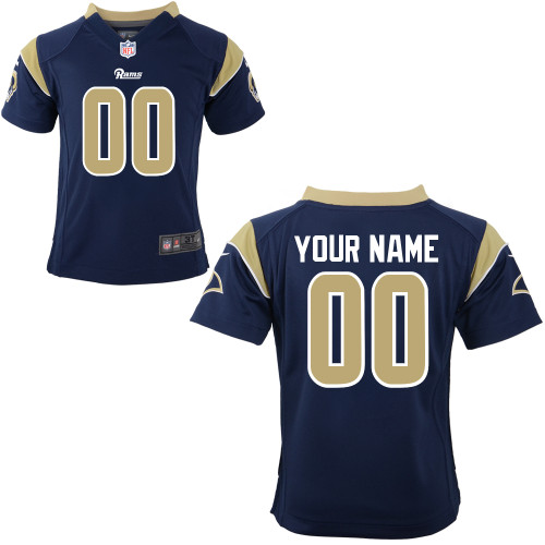 Toddler Nike Los Angeles Rams Customized Game Team Color Jersey