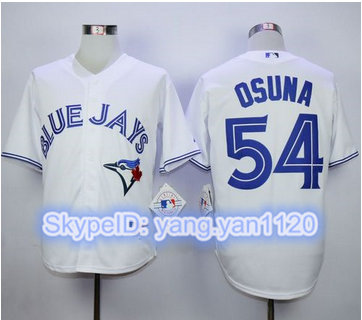Toronto Blue Jays #54 Roberto Osuna White Cool Base Stitched MLB Jersey