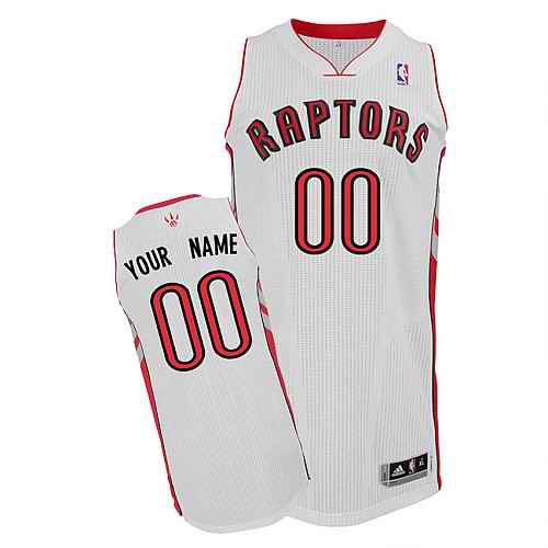 Toronto Raptors Custom White Home Jersey