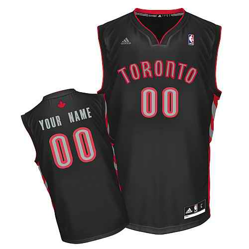 Toronto Raptors Youth Custom Black Jersey
