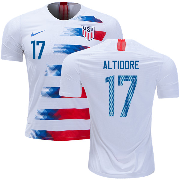 USA #17 Altidore Home Soccer Country Jersey USA #17 Altidore Home Soccer Country Jersey