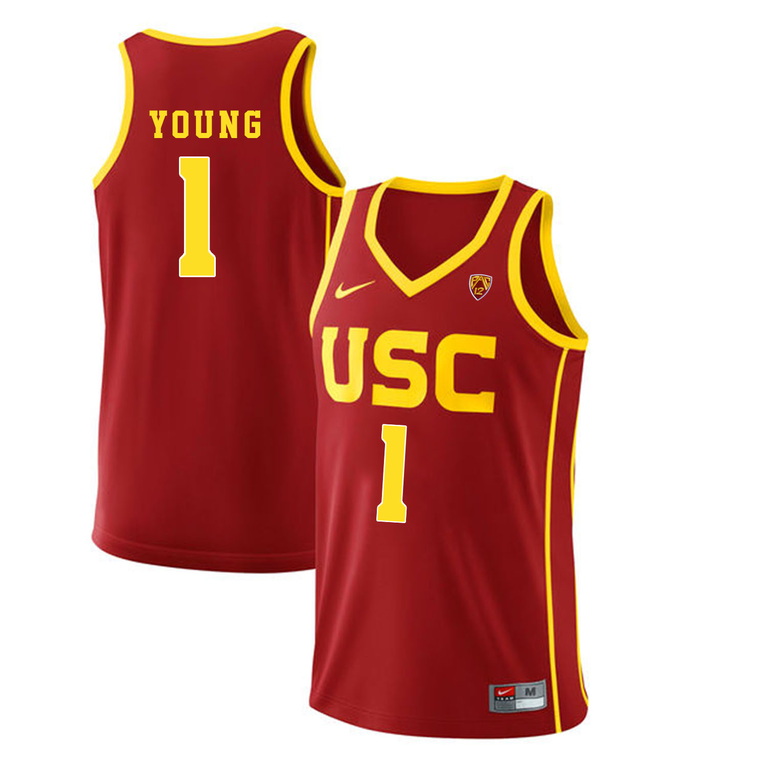 USC Trojans #1 Nick Young Red College Basketball Jersey