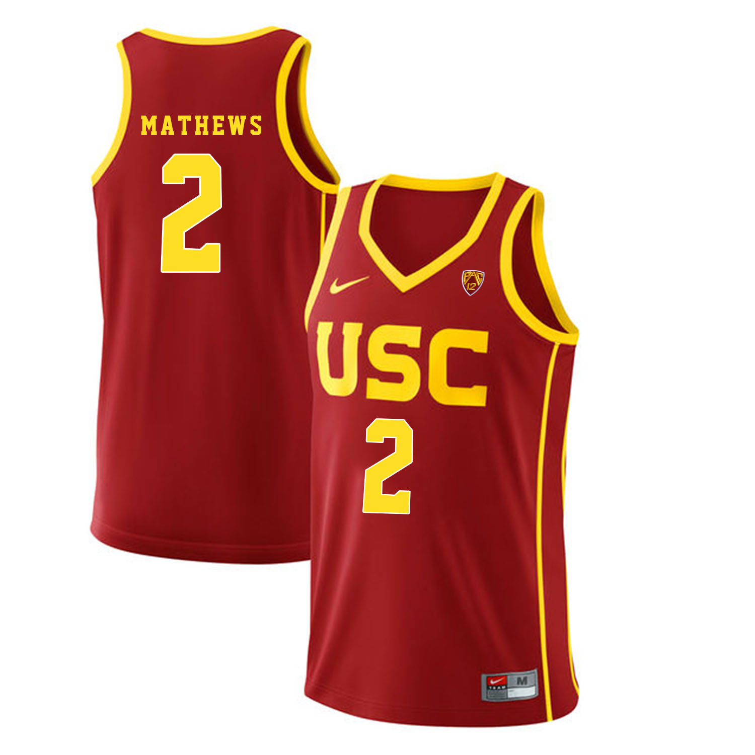 USC Trojans #2 Jonah Mathews Red College Basketball Jersey USC Trojans #2 Jonah Mathews Red College Basketball Jersey