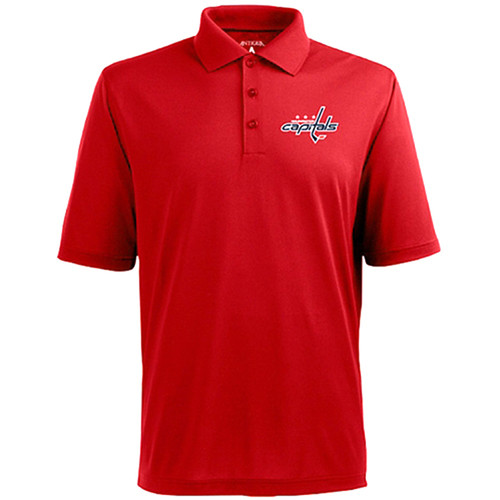 Washington Capitals Antigua Pique Xtra-Lite Polo - Red