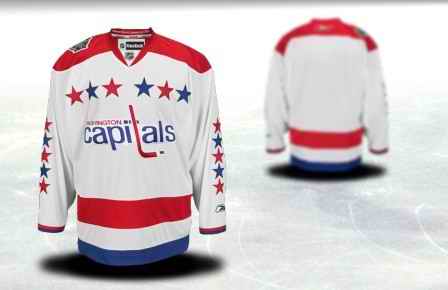 Washington Capitals Men Customized 2011 Winter Classic White Jersey Washington Capitals Men Customized 2011 Winter Classic White Jersey