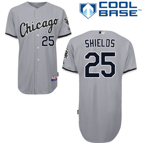 White Sox #25 James Shields Grey Road Cool Base Stitched Youth MLB Jersey White Sox #25 James Shields Grey Road Cool Base Stitched Youth MLB Jersey