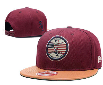 White Sox Team Logo Burgundy Adjustable Hat GS White Sox Team Logo Burgundy Adjustable Hat GS