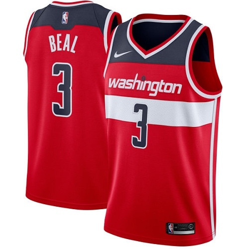 Wizards #3 Bradley Beal Red Youth Basketball Swingman Icon Edition Jersey