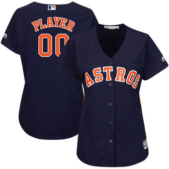 Women's Houston Astros Majestic Navy Cool Base Alternate Jersey Women's Houston Astros Majestic Navy Cool Base Alternate Jersey