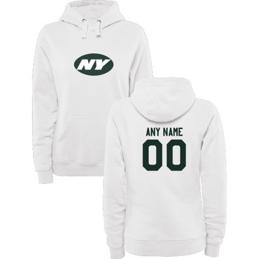 Women's New York Jets Design Your Own Pullover Hoodie Women's New York Jets Design Your Own Pullover Hoodie