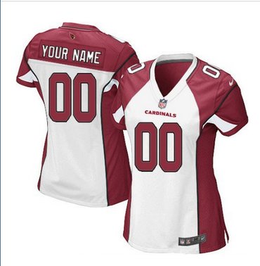 Women's Nike Arizona Cardinals Customized Elite White NFL Jersey