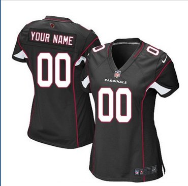 Women's Nike Arizona Cardinals Customized Limited Black Alternate NFL Jersey