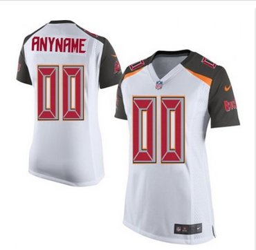 Women's Nike Tampa Bay Buccaneers Customized Limited White NFL Jersey