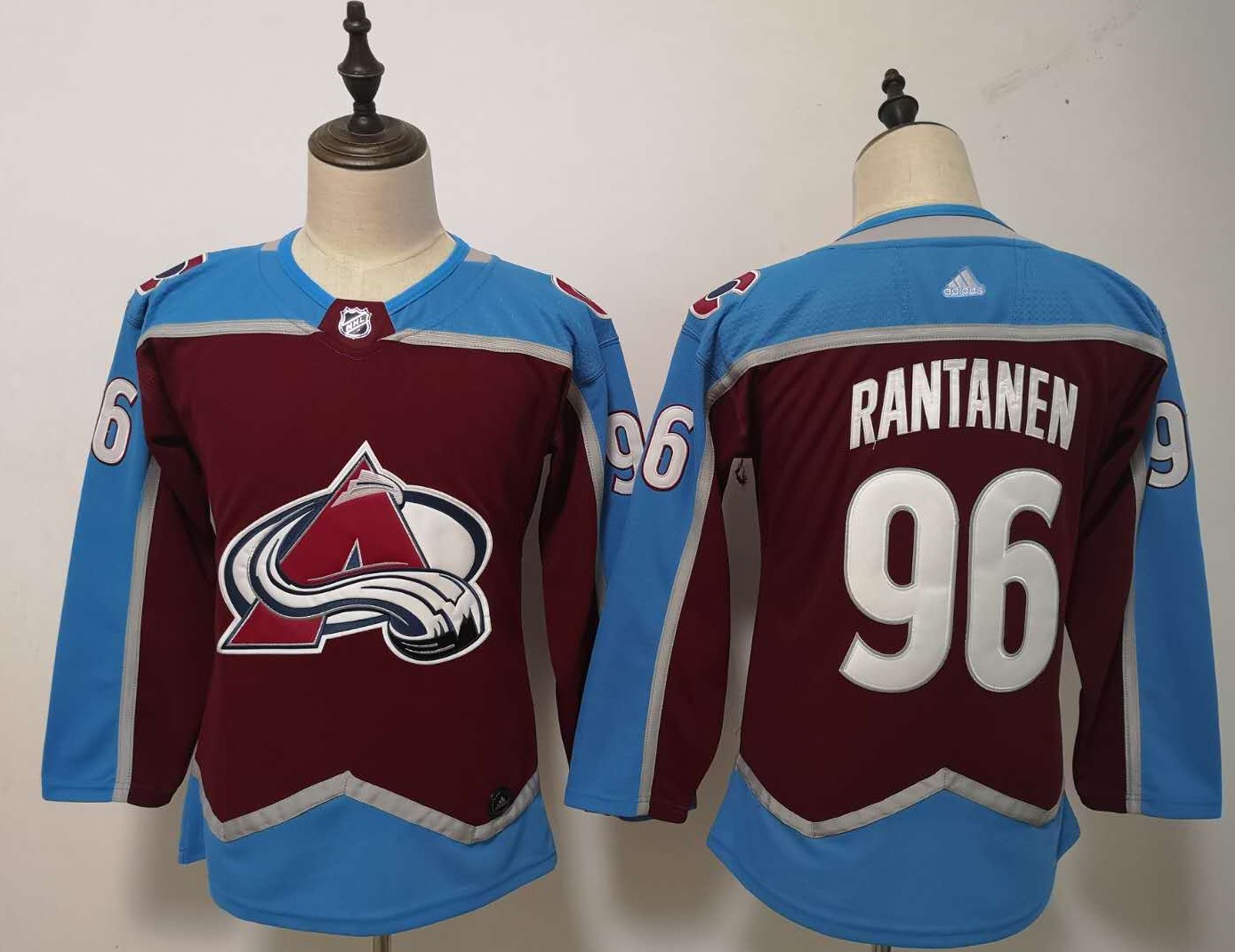 Women Adidas Avalanche #96 Nathan MacKinnon Burgundy Home Authentic Drift Fashion Stitched NHL Jersey