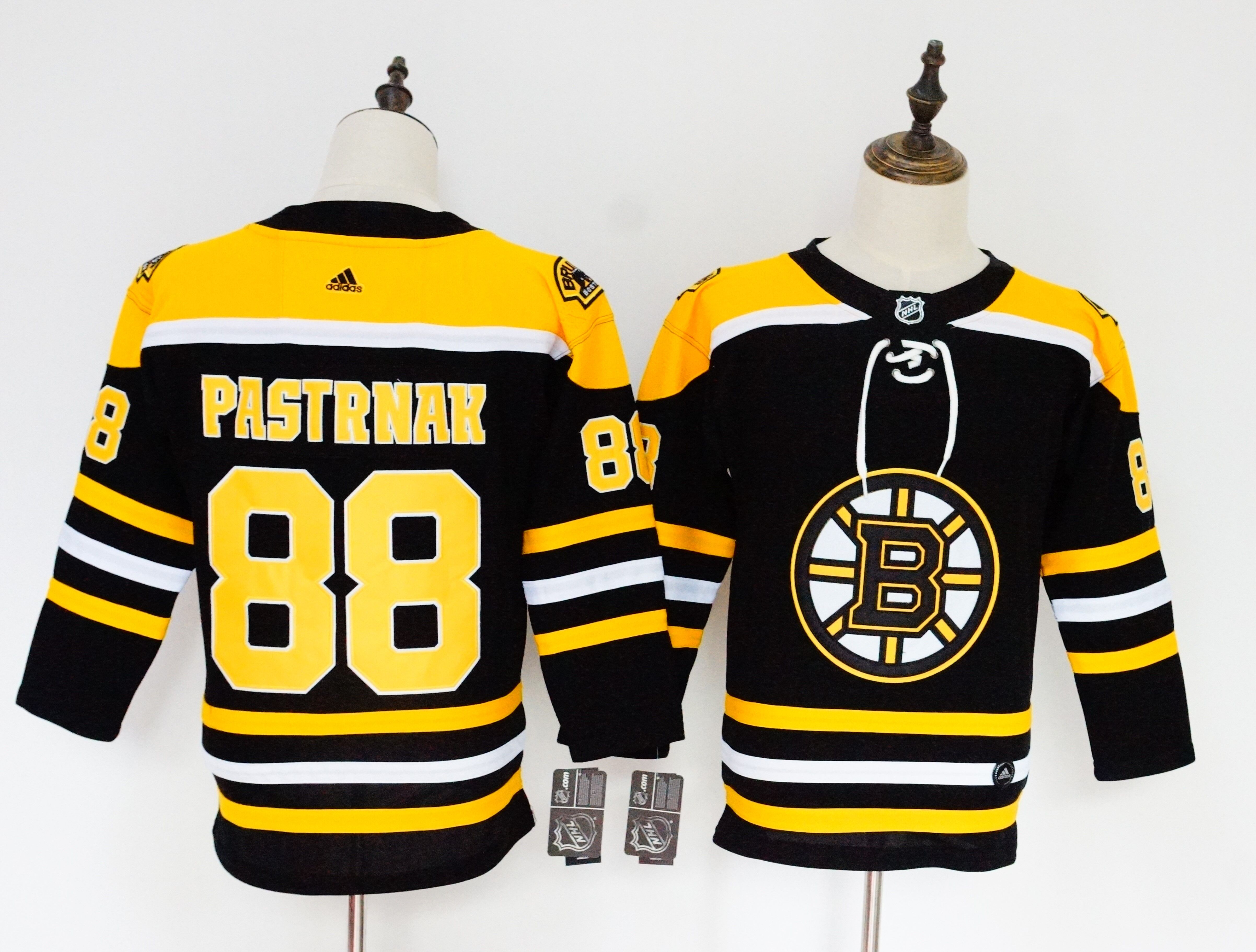 Women Adidas Bruins #88 Patrice Bergeron Black Home Authentic Drift Fashion Stitched NHL Jersey  0