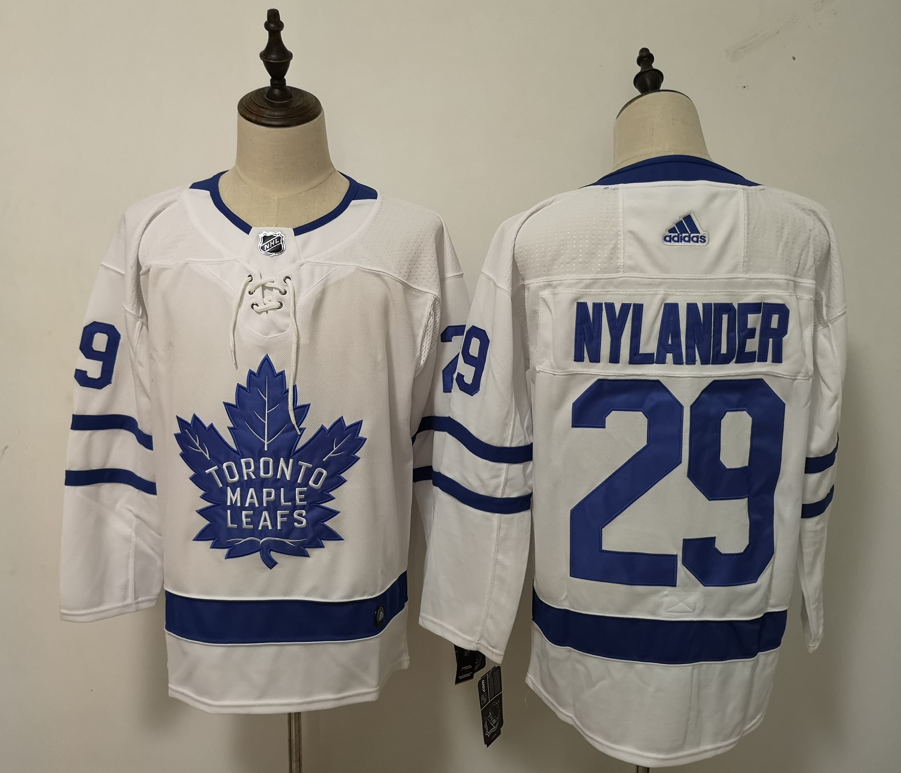 Women Adidas Maple Leafs #29 John Tavares Blue Home Authentic Drift Fashion Stitched NHL Jersey (2)